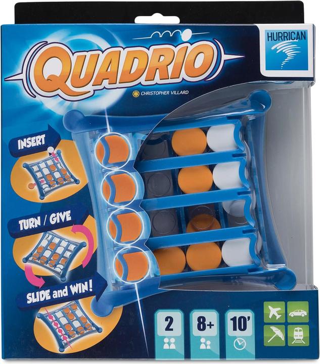 Produktbild Swissgames-Spiele Gesellschaftsspiel Quadrio (Englisch, 2 Spieler)