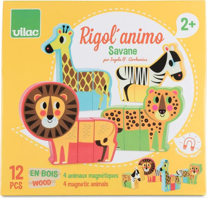 Produktbild Vilac Lernspiel magnetisch (Deutsch, Englisch, Französisch, Italienisch)