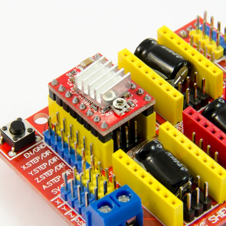 Produktbild Purecrea CNC Shield A4988 Arduino für 3D Drucker und Fräsmaschinen (GRBL)