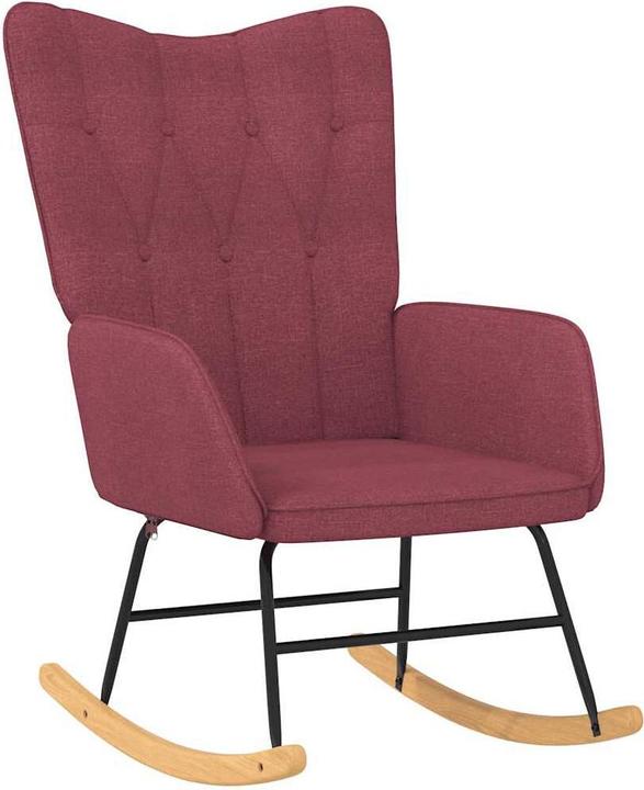 Produktbild vidaXL Schaukelstuhl mit Hocker