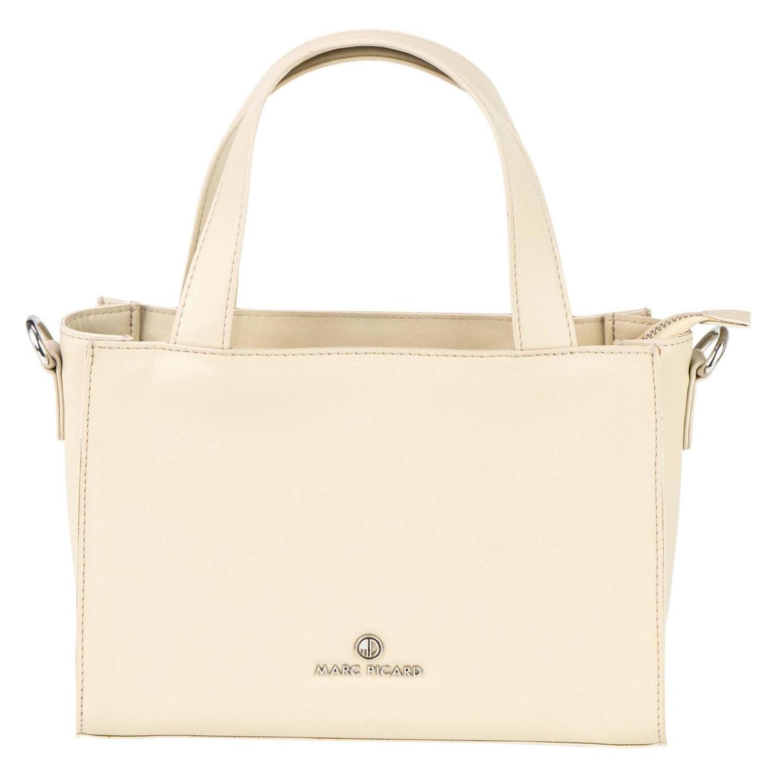 Marc Picard, Damen, Handtasche, Umbria Tote Bag, Grau, Beige