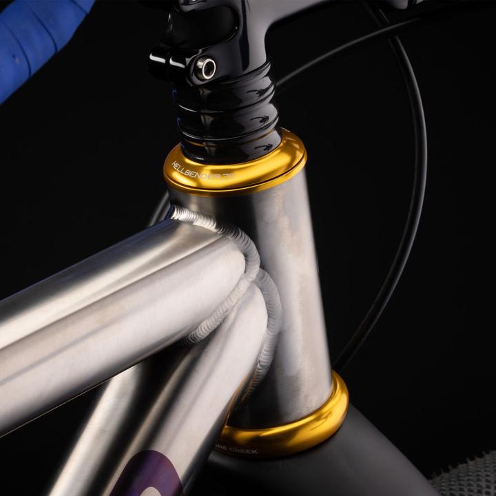 Actual product image Cane Creek Hellbender 70 Tapered headset, 1 1/8"-1.5", ZS44/28.6/H8 | EC44/40, short, silver