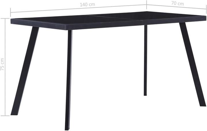 Image du produit vidaXL Esstisch (140 x 70 x 75 cm)