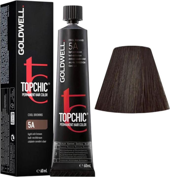 Image du produit Goldwell Topchic (5A Frêne clair brun cendré)