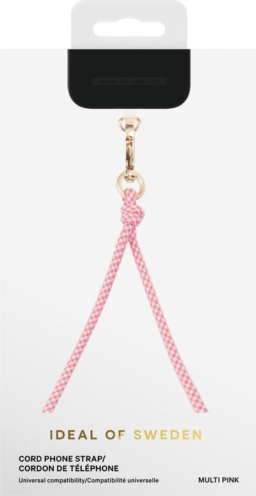 Produktbild iDeal Of Sweden für alle Cases mit Ladeanschluss mittig Cord Phone Strap Multi Pink