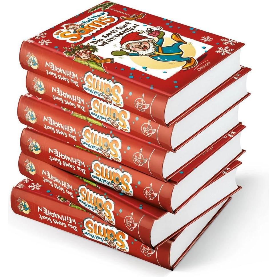 Thumbnail - Das Sams feiert Weihnachten Jubi, Kinderbücher von Paul Maar, Nina Dulleck