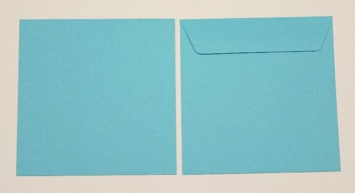 Actual product image Blanke Envelopes 170x170mm 120g/qm gummed PU=100 pieces caribbean (100 x)