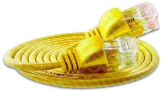 Produktbild Wirewin Slim Patchkabel: UTP, 7.5m, gelb (U/UTP, CAT6, 7.50 m)