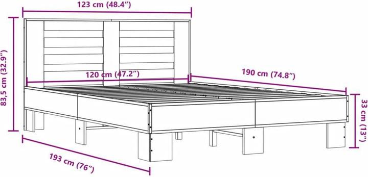 Produktbild vidaXL Karim (120 x 190 cm)