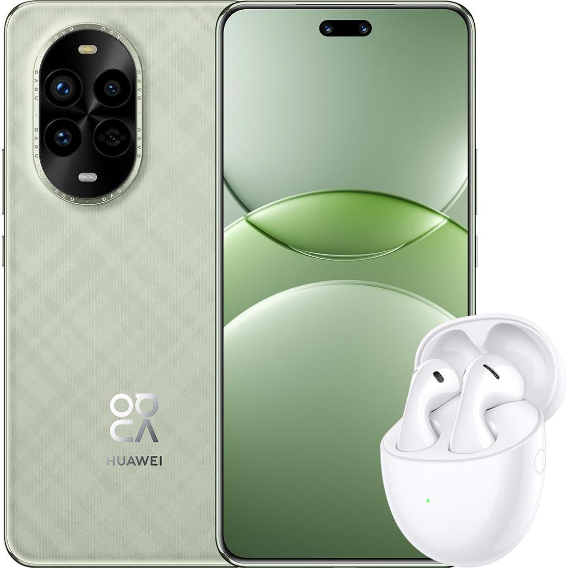 Huawei nova 13 pro (Milla-L29E) Bundle (512 GB, Loden Green, 6.76", 50 Mpx), Smartphone, Grün