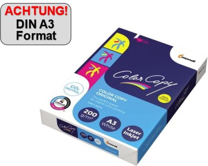 Mondi Papier pour imprimante Color Copy A3 (200 g/m², 250 x, A3)