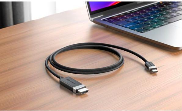 Image du produit Alogic Fusion USB-C vers HDMI 2.0 4K Câble 1m gris espace (1 m, HDMI, 2.0)
