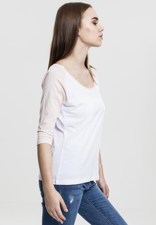 Immagine prodotto Urban Classics Tee Raglan 3/4 da donna a contrasto (XS)