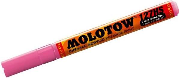 Actual product image Molotow Permanent marker One4All 127 HS refillable 2mm neon pink (Neon pink, 2 mm, 1 x)
