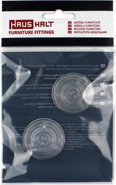 Actual product image Haushalt Transp Door Stoppers 2 Pcs. D40.Household (2 Piece)