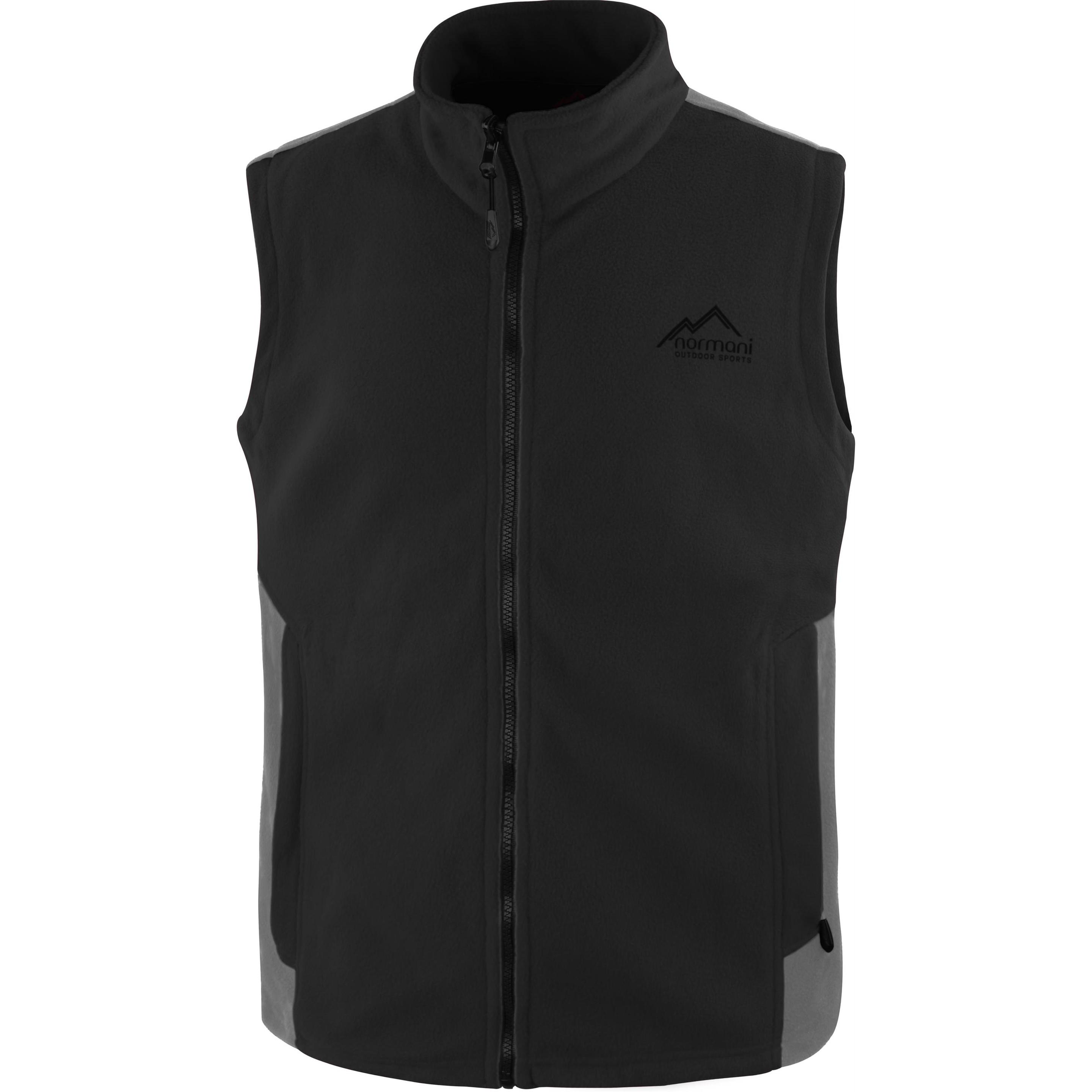 Normani, Herren, Weste, Herren Fleeceweste Barrie - 1063, Schwarz, (7XL)