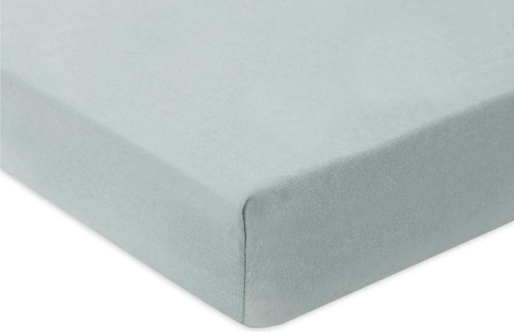 Produktbild Jollein Fix-Leintuch Jersey 40 x 90 cm, Sea Green (40 x 90 cm)