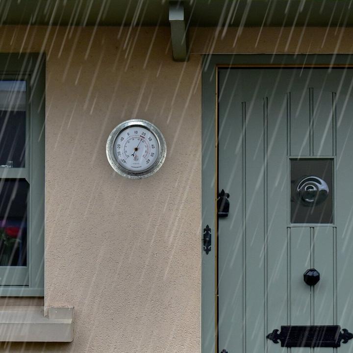 Produktbild Nextime Thermometer Lily Ø 22 cm, Silber