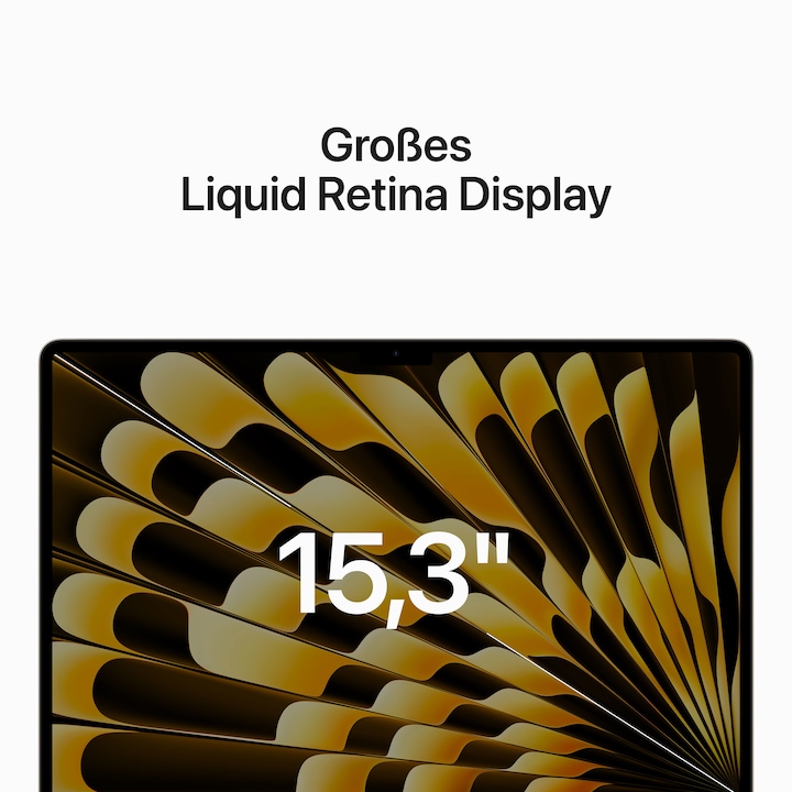 Produktbild Apple MacBook Air – 2023 (15", M2, 8 GB, 256 GB, DE)
