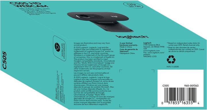Produktbild Logitech C505 (0.90 Mpx)