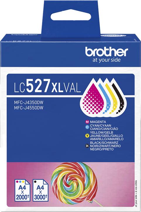 Actual product image Brother LC527XLVAL Value Pack (C, FC, M, Y)