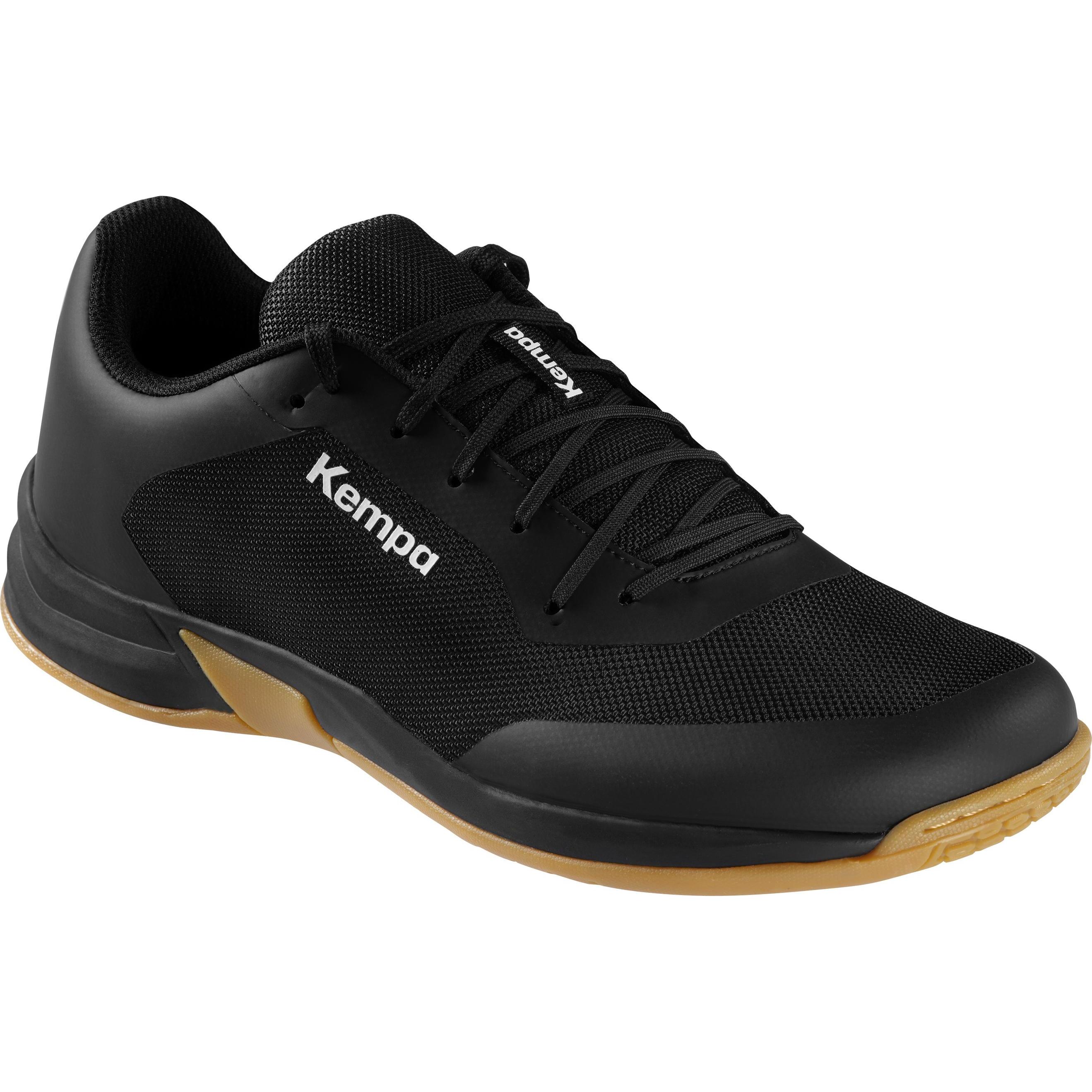 Kempa, Herren, Hallenschuhe, Hallen-Sport-Schuhe Kourtfly Three (42), Schwarz