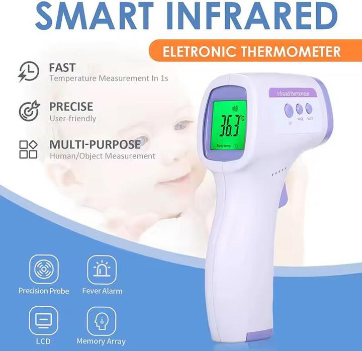 Produktbild Cbx Multifunktionaler Infrarot Thermometer (Berührungslos)