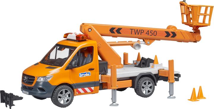 Immagine prodotto Bruder MB Piattaforma di lavoro Sprinter con modulo luce + suono