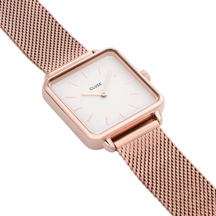 Produktbild Cluse La Tétragone Mesh Rosé (Analoguhr, 28 mm)