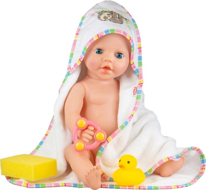 Actual product image Heless Hooded bath towel Sloth