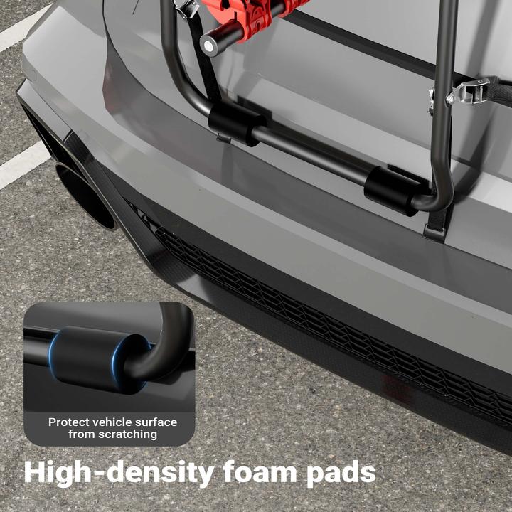 Produktbild Wiltec Kofferraum Fahrradträger 3 Fahrräder Heckfahrradträger Fahrradheckträger