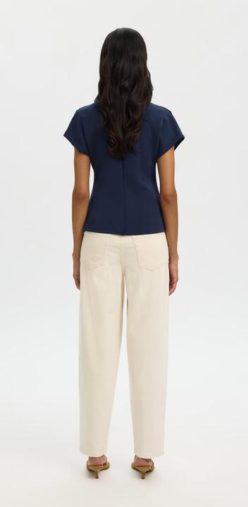 Immagine prodotto Selected Slftenny Ss V-Neck Gathered Top Noos (S)