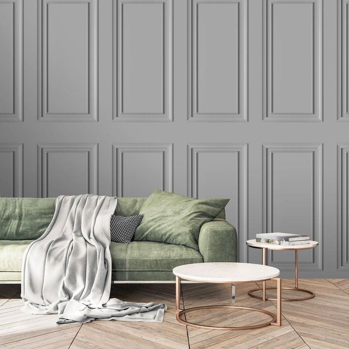 Actual product image The Design Library Dimension Wood Panel Wallpaper