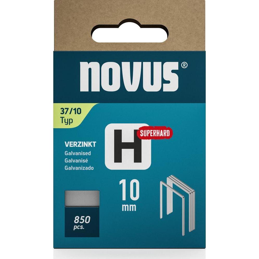 Thumbnail - Novus, Tackerklammern + Tackernägel, Feindrahtklammern H 37 10mm Super Hard