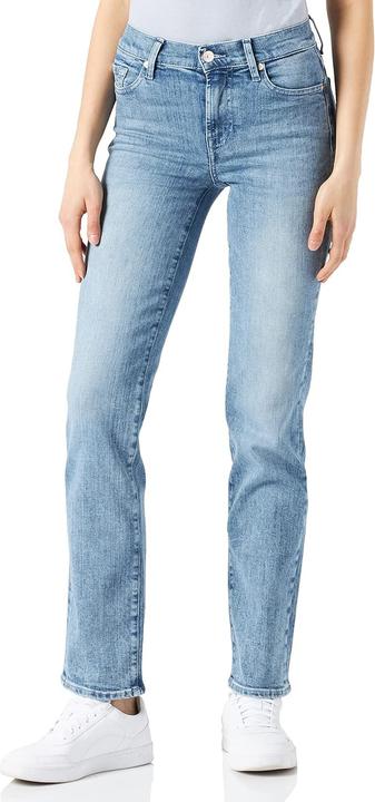 7 For All Mankind Dames Straight Slim Illusion Zalig Jeans (32)