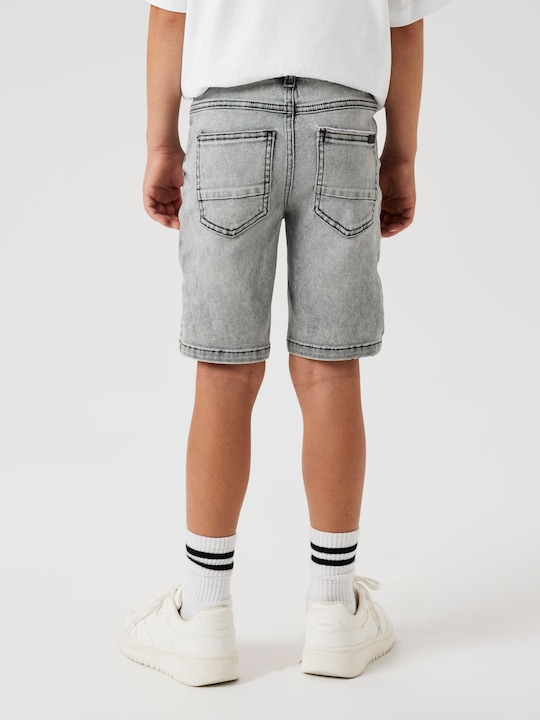 Image du produit Name it NKMTHEO XSL DNM L SHORTS 1280-GY NOOS (122)