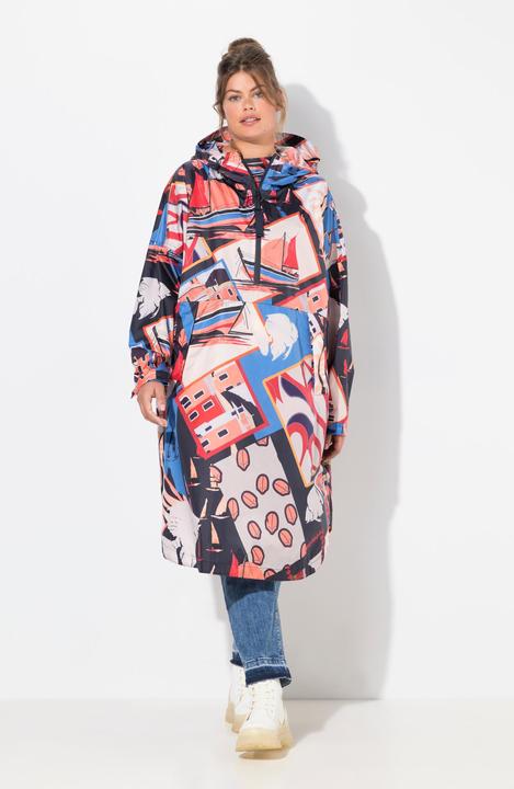 Produktbild Laurasøn Funktions-Regencape, Unisex, Print, Kapuze (One Size)
