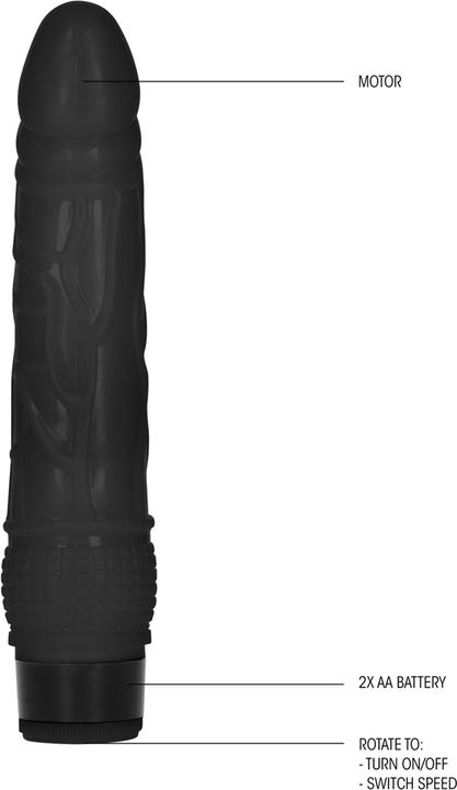 Produktbild Doc Johnson 8 Inch Thin Realistic Dildo Vibe