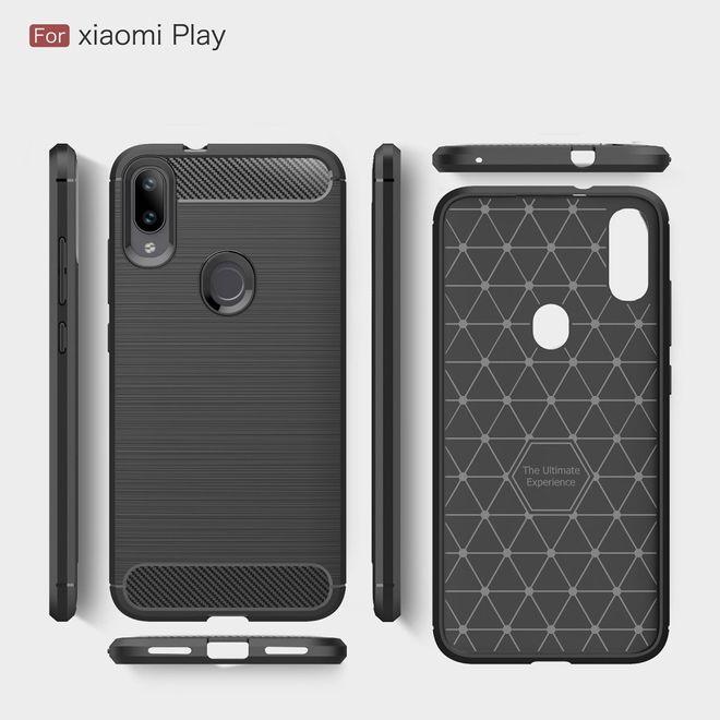 Image du produit MU Style Série Softcase TPU en fibre de carbone (Mi Play)