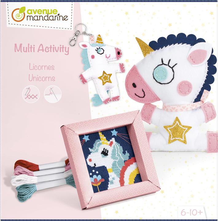 Actual product image Avenue Mandarine Multi Activity Unicorns Craft Set