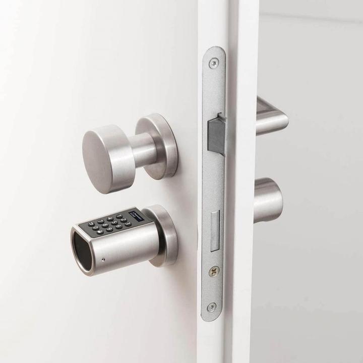 Produktbild VisorTech Elektronischer WLAN Tür-Schliesszylinder mit Transponder & Zahlencode (Elektronische Zahlenkombination, Schlüsselkarte)