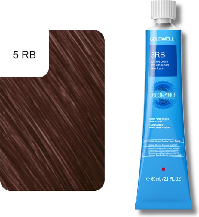 Actual product image Goldwell Colorance Tube Demi-Permanente (5RB Dark red beech)