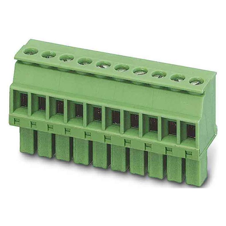 Phoenix Contact Verde Cavo Alloggiamento Presa Mcvw Numero Totale Di Poli 11 Spaziatura: 3,5 Mm 1862946 50 Pz., Cavo + Spina Elettrica,