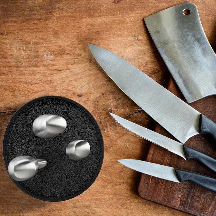 Actual product image Relaxdays Knife block round