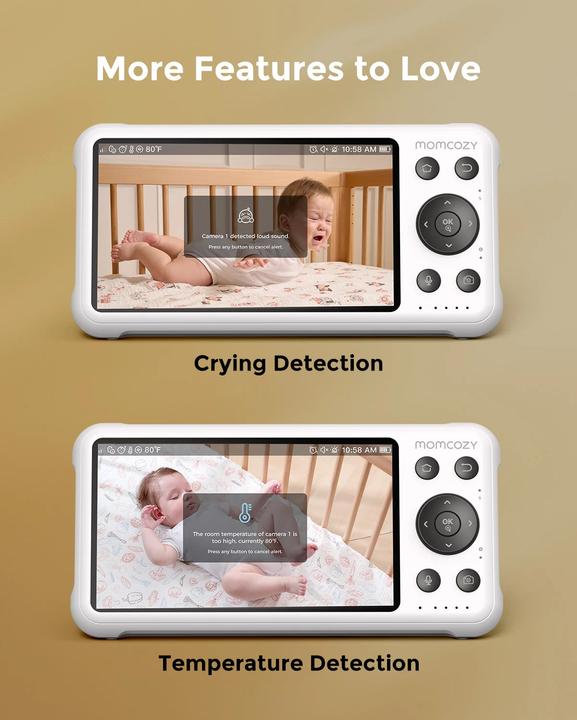 Image du produit Momcozy Baby Monitor (Vidéo et audio, 300 m)