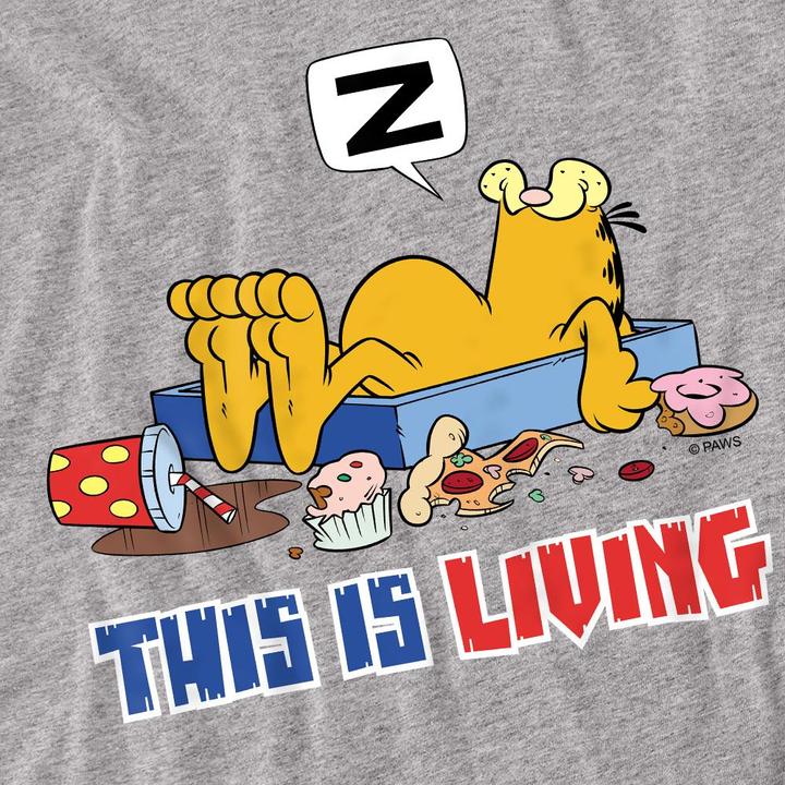 Produktbild Garfield This Is Living TShirt (S)