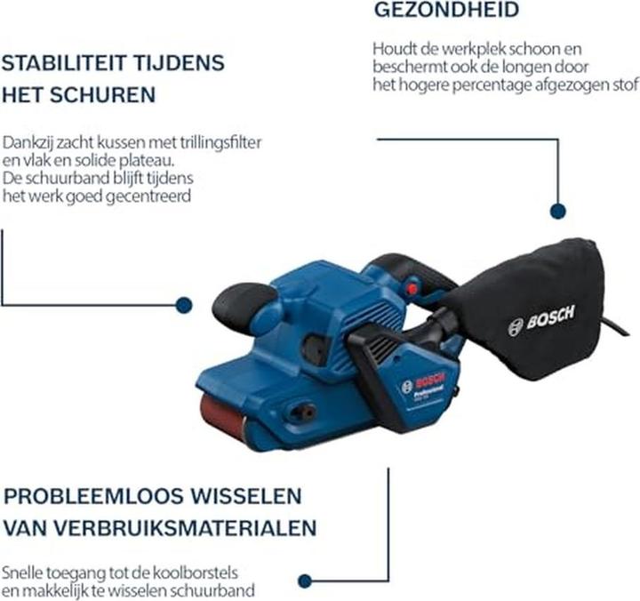 Produktbild Bosch Professional GBS 750 (Bandschleifer, 850 W)