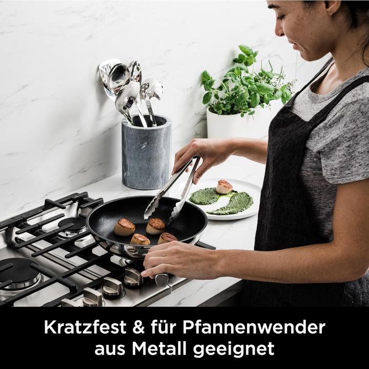 Produktbild Ninja NIA Topf-u.Pfannenset 5t.Z.ES (14 cm, Bratpfanne, Stielkasserolle, Edelstahl)