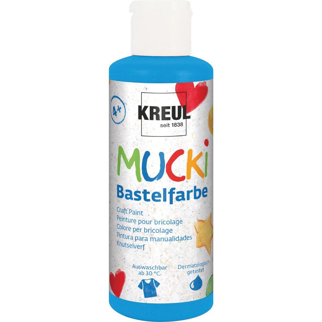 Mucki, Künstlerfarbe + Bastelfarbe, Bastelfarbe (Blau, 80 ml)
