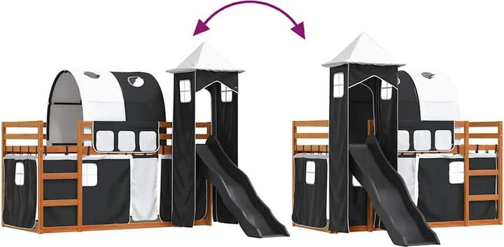 Produktbild vidaXL Etagenbett (90 x 200 cm)